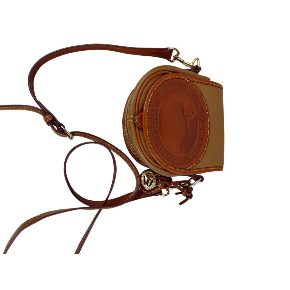 Dooney & Bourke All Weather Leather Big Duck Purse - Brown - Picture 3 of 14